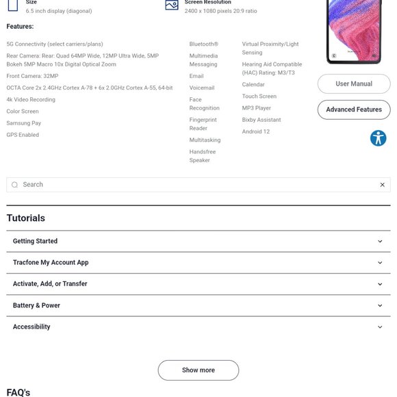 NEW UNLOCKED 5G SAMSUNG PHONE WITH 12 OR 6 MPNTHS DATA PLAN. $249 OR.$209 - Picture 4 of 16